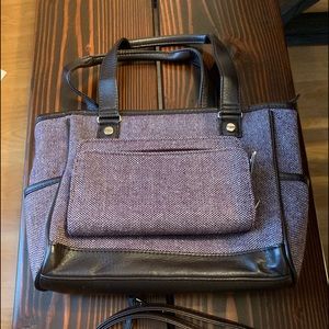 Thirty One Mini Cindy Tote & Perfect Cents Wallet